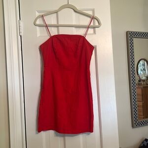 Red Urban Party Dress